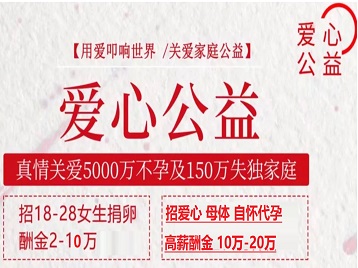哈尔滨捐卵助孕生子 爱心志愿者招募